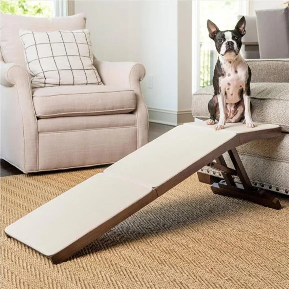 Sofa Ramp for Small Dogs –14 Inches Tall Reaches Most Couches–Supports upto 100
